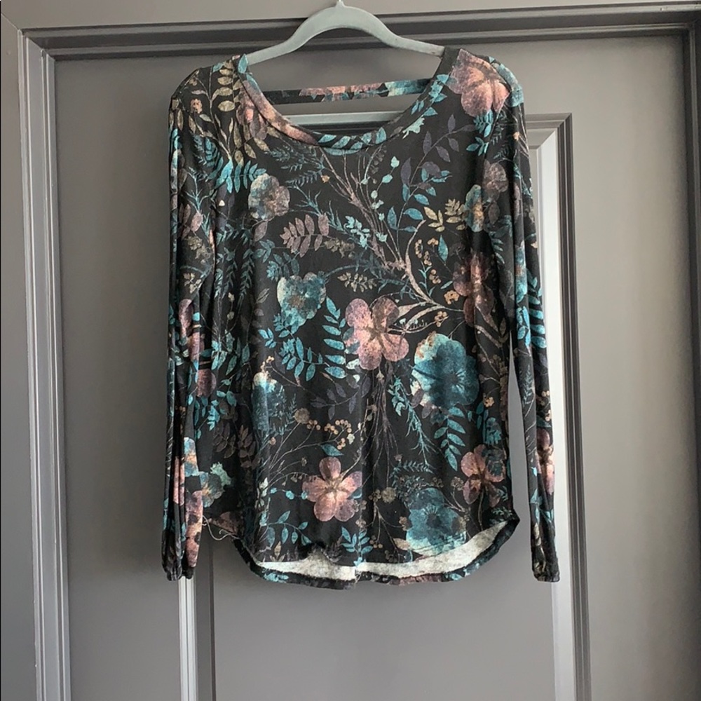 Long Sleeve Floral Top